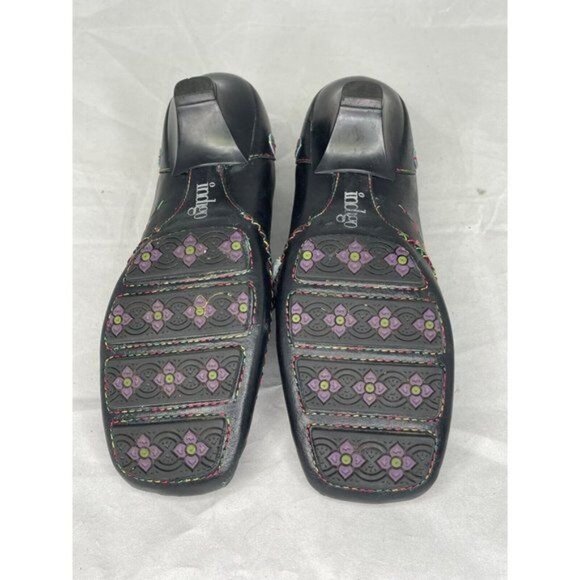 Indigo by Clarks unbuckle heal great condition size 8.5M pre-owned strap 2" heel - Picture 8 of 10